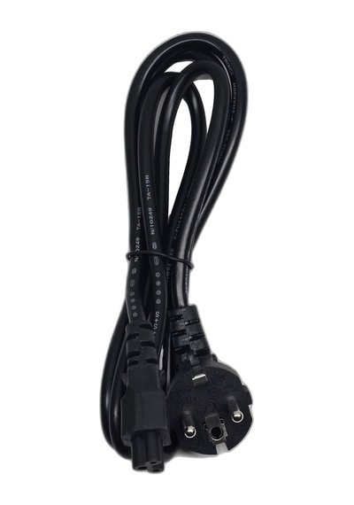 Yonca Power Güç Kablosu 1.5 Metre - Laptop Adaptör Ve Yazıcı Uyumlu Şebeke Kablosu