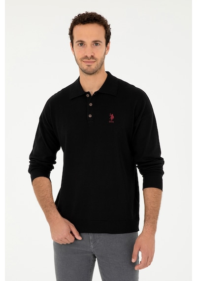 U.s. Polo Assn. Erkek Siyah Kazak /triko 50293506-vr046 Siyah