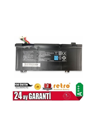 Monster Abra A7 V11, Tulpar T5 V17 Gk5cn Notebook Bataryası, Laptop Pili - 3cell / Rtf-002