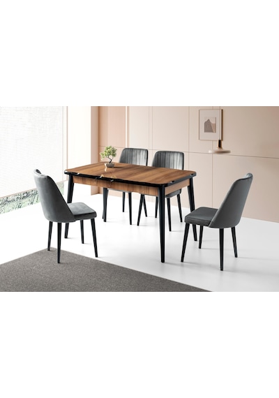 Yakamoz Milano Mdf Mutfak Masa Sandalye Takımı 80x130
