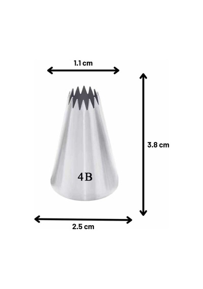 Duy Açık Yıldız - 14 Diş / 25x12x38 Çok Renkli