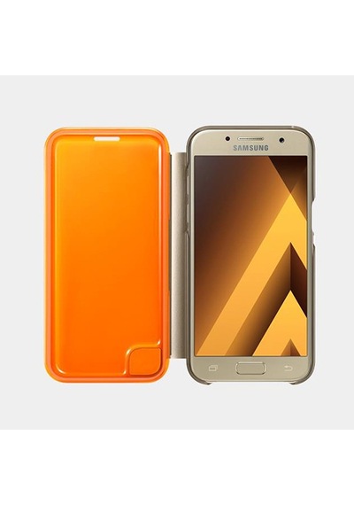 Galaxy A3 2017 İle Uyumlu Neon Flip Cover Gold Ef-fa320pfegww Gold