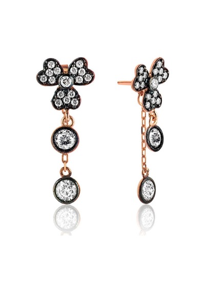 Gumush Gümüş Sallantılı Yonca Küpe N11.49272