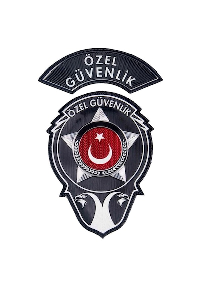 Özel Güvenlik Arması 3 Boyutlu Plastik-3677