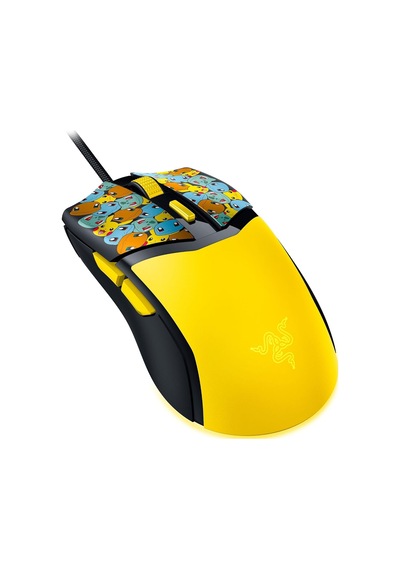 Cobra Pokémon Edition - Hafif Kablolu Oyun Faresi - 8500 Dpı Sensör - 58g - Optik Fare Anahtarları 3th Nesil - Degrade Alttan Parıltılı Chroma Aydınlatma - Speedflex Kablo Pokémon Kanto