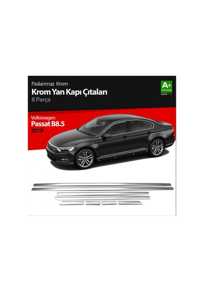 Vw Passat B8-b8.5 Yan Kapı Alt Çıta Kromu 8 Parça P.çelik