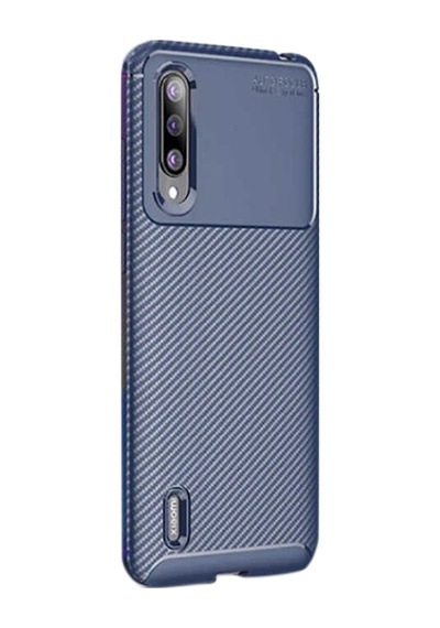 Apsuwa Xiaomi Mi 9 Lite Kılıf Negro Karbon Fiber Silikon