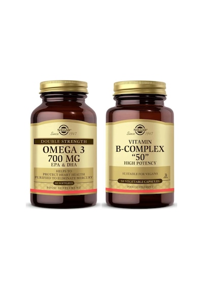 Solgar Omega 3 700 Mg 60 Softgel Solgar Vitamin B Complex 50 Mg 5
