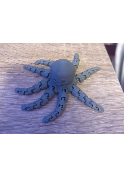 12cm Ufak Hareketli Örümcek Balığı Pla Doğal Malzeme Md3 Balık