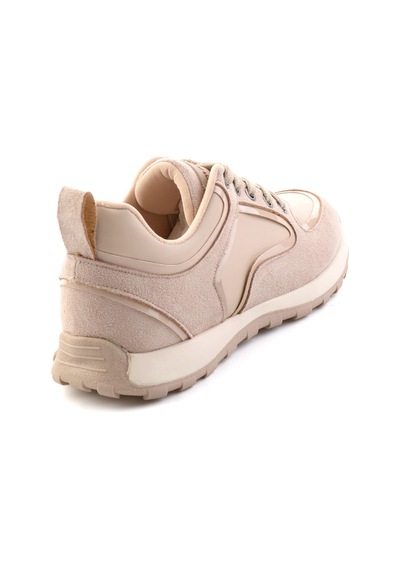 Bambi Bej Süet Kadın Sneaker K01313004372