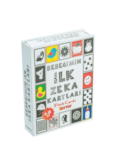 Diytoy Flash Cards İlk 50 Sözcük + Bebeğimin İlk Zeka Kartları 2'li Set