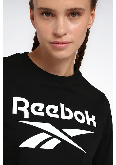 Reebok New Id Reg Crp Tee Siyah Kadın Kısa Kol T-shirt SIYAH