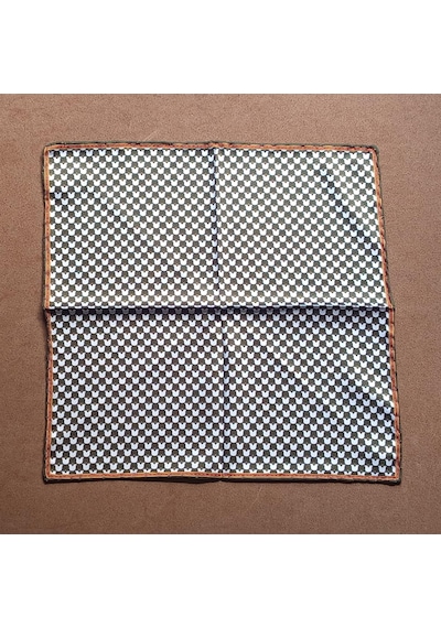 Coolmenclub Desenli Mikrofiber Cep Mendili Siyah