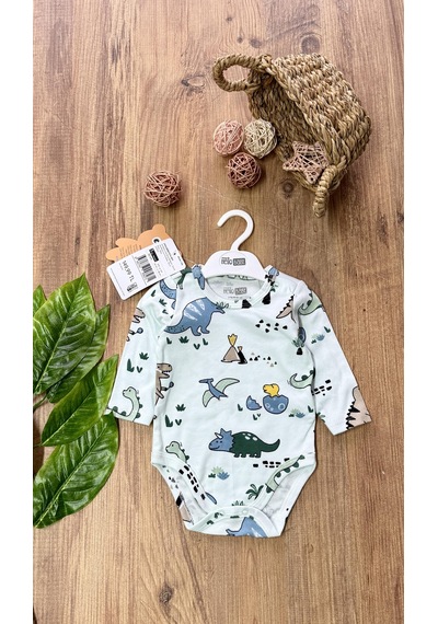 Hello Baby Dinozor Body Yeşil