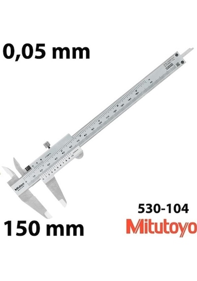 Mıtutoyo 0-150mm/0.05mm Verniyerli Mekanik Kumpas