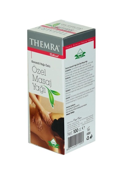 Themra Bitkisel Doğal Karanfil Yağı Özlü Özel Masaj Yağı 100 ML