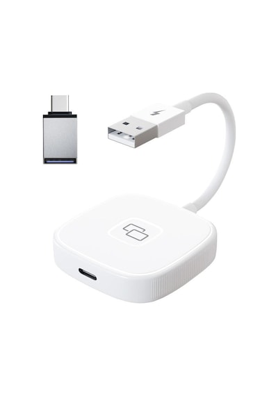 Coofbe iOs Car Play Aktarım Adaptörü Apple Uyumlu iPhone İle Ekran Yansıtıcı Kablosuz iOs Car Play Dönüştürücü