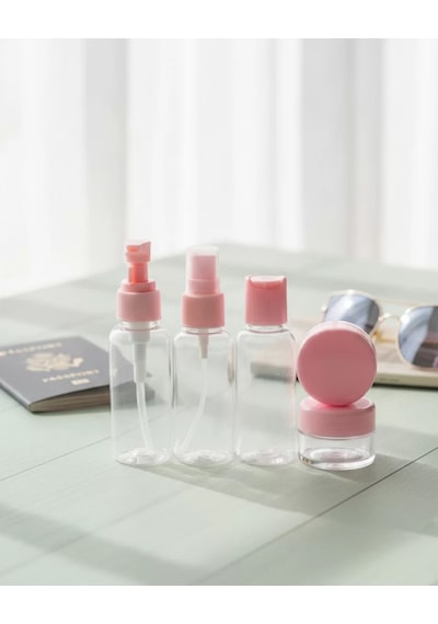 Seyahat İçin 5 Li Kozmetik Dolum Seti 30 Ml Çok Renkli