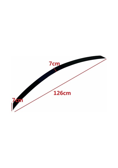 Mercedes W204 Boyalı Pianoblack Spoiler 2007-2013 Arası