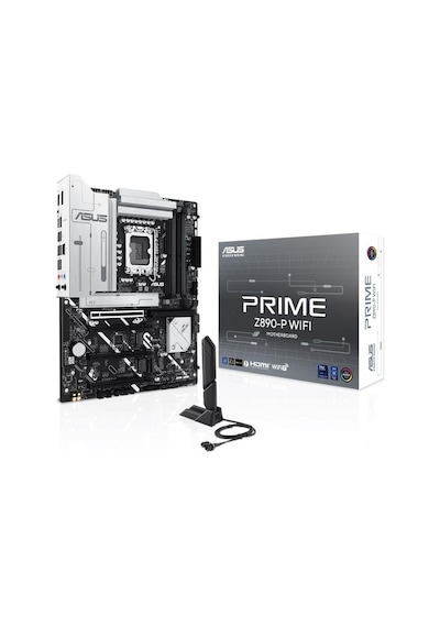 Asus Prıme Z890-p Wıfı Ddr5 8666mt/s 1xhdmı 1xdp 1xusb Type-c 4xm.2 Atx 1851p Intel Ultra Processor