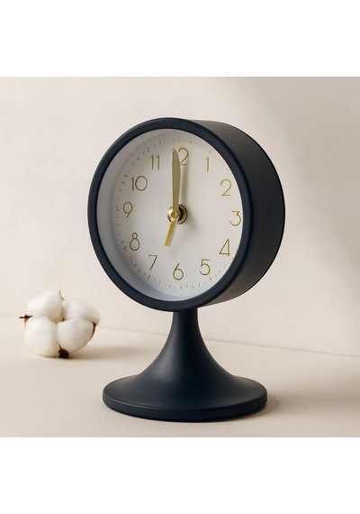 Twin Bell Metal Masa Çalar Saat 8.5 Cm - Pilli Çok Renkli