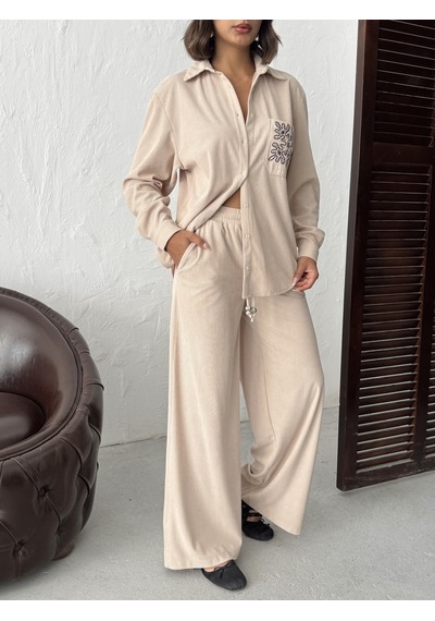Verymoda Fitilikadife Pantolon F1996 Taş