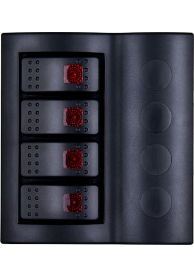 Bfy Otomatik Sigortalı Ve Işıklı 4'Lü Switch Panel