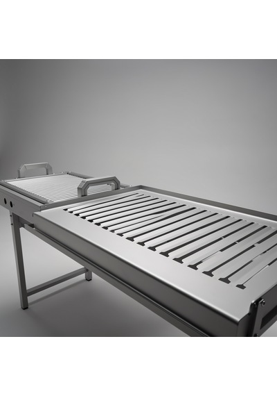 Tavuk-et-köfte-balık-mangalı 35x90 Cm Çok Foksiyonlu Katlanır 80 Cm Profil Ayak Galvaniz