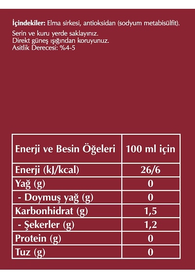 Fersan Elma Sirkesi 500 Cc Cam