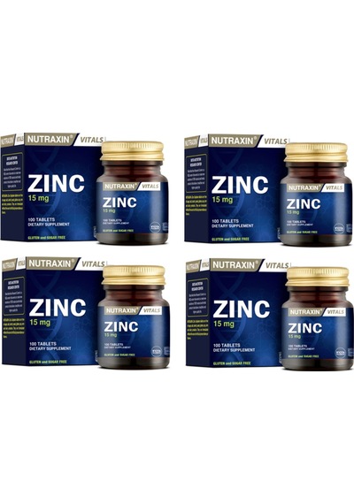 Zinc 15 Mg 100 Tablet X4 Adet