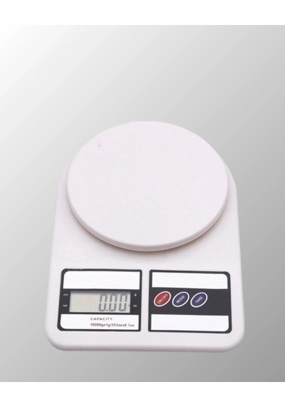 Beyaz Plastik Dijital Mutfak Tartısı 24x16.8x1.5cm Diğer 92520484