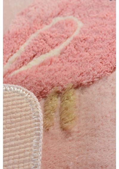 Bırdıe Pembe 60x100 Cm Banyo Paspası Renkli