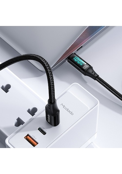 Mcdodo Ca-1100 Type-C To Type-C Ekranlı Data Şarj Kablosu-1.2M