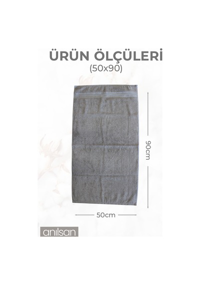 4'lü Boncuk Bej El Havlusu - 50x90 Cm, 225 Gr, %100 Pamuk, Spa Ve Otel Havlusu, Günlük Kullanıma Uygun Bej