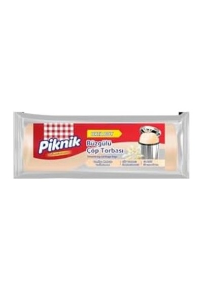 Piknik Çöp Torbasi Büzgülü Vanil. Orta 10 Açık Mavi