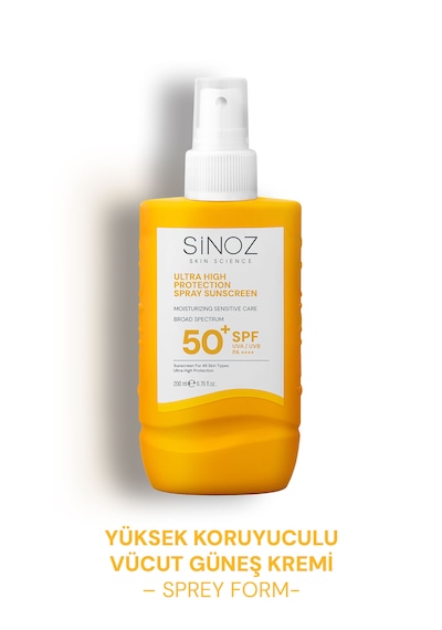 Sinoz Hassas Bakım Ultra Yüksek Koruyucu ve Nemlendirici Güneş Kremi SPF50+ 200 ML