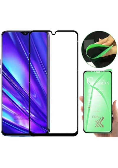 Xiaomi Redmi Note 10s Note 10 Uyumlu Seramik Nano Cam Esnek Tam Kaplayan Kırılmaz Ekran Koruyucu