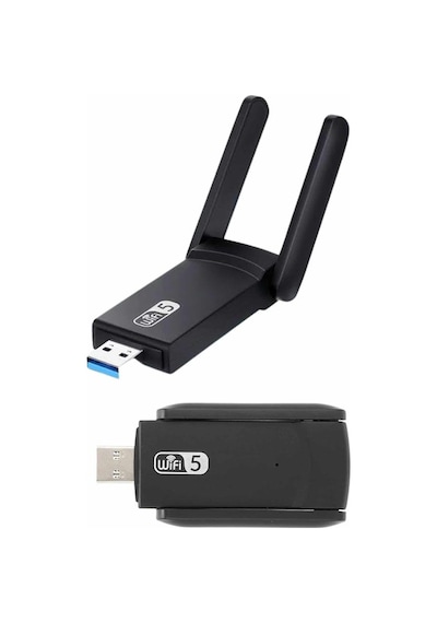 Mbps Wifi Alıcı Kablosuz Wifi Adaptörü Çift Band Semeglbl - 85 Çift Antenli