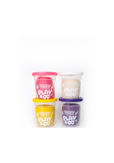 Play & Go 4 Lü Doğal Renkli Oyun Hamuru Seti 4 Renk X 65 Gr Çok Renkli