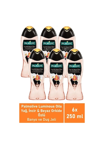 Palmolive Luminous Oils İncir & Orkide Özleri Duş Jeli 6 x 250 ML