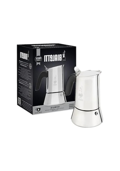 Paslanmaz Çelik Espresso Pişirici, 4 Fincan Kapasite, 170ml