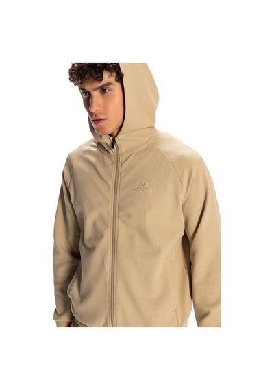 Kappa Tolgana Full Zip Erkek Bej Sweatshirt 38221vw-w6f 001