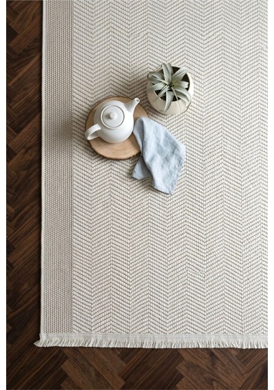 Leiva Home Lara 01 Krem Bej Sisal İskandinav Modern Kaymaz Taban Yumuşak Özel Ölçü Salon Koridor Halısı 0038-krem/bej/gri
