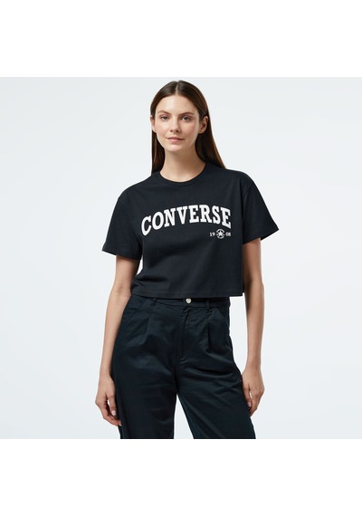 Converse Collegiate Gold Kadın Siyah T-shirt