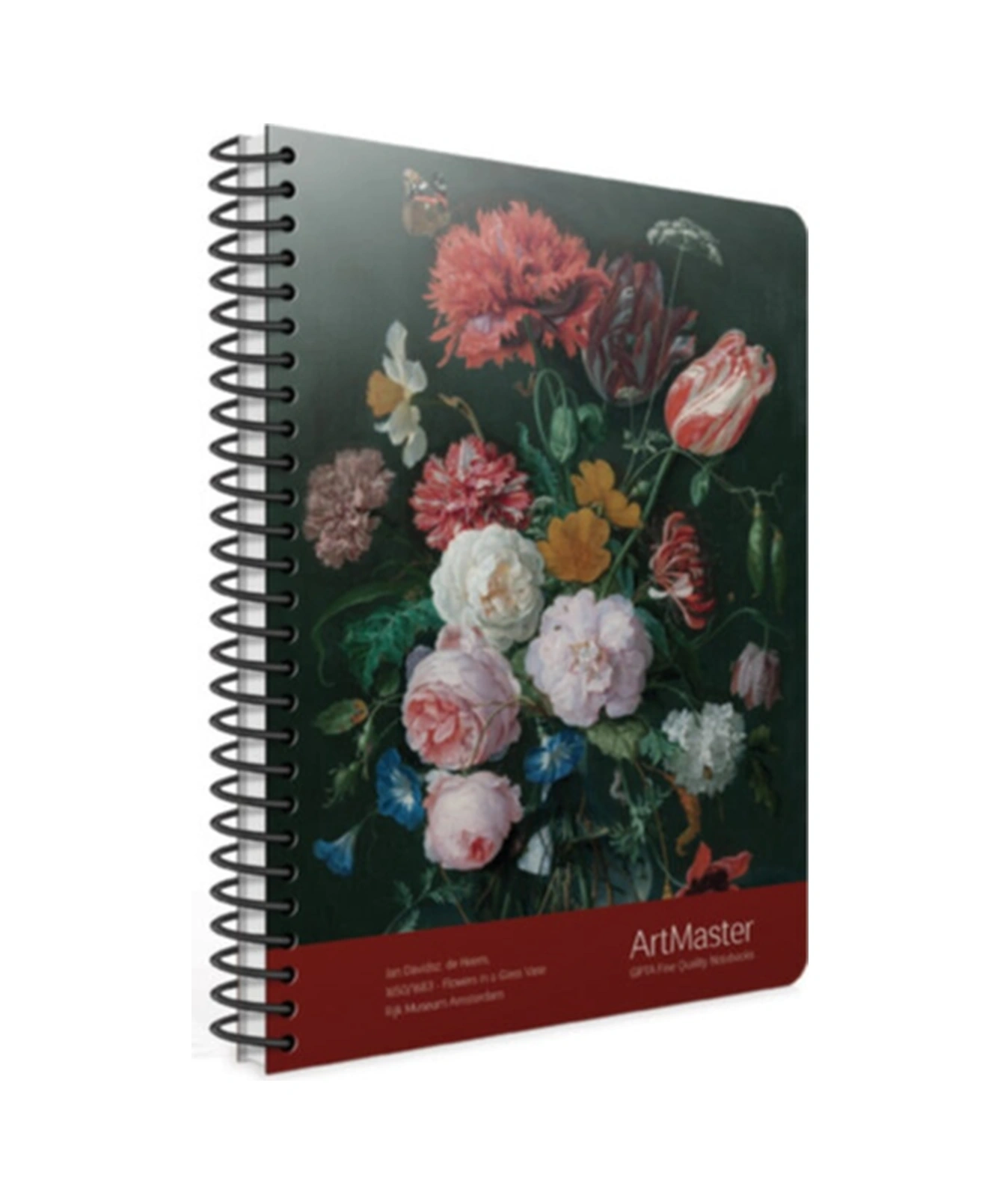 Art Master Spiralli Karton Kapak Defter 19x26cm 100 Yaprak Çizgili 6 Lı Paket 3660 Karışık