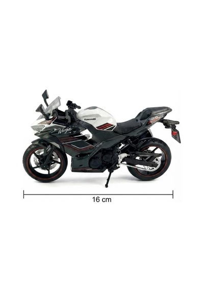 Hobbiez Lisanslı Kawasaki Ninja Model Diecast 1/12 Ölçek Metal Motosiklet Araç