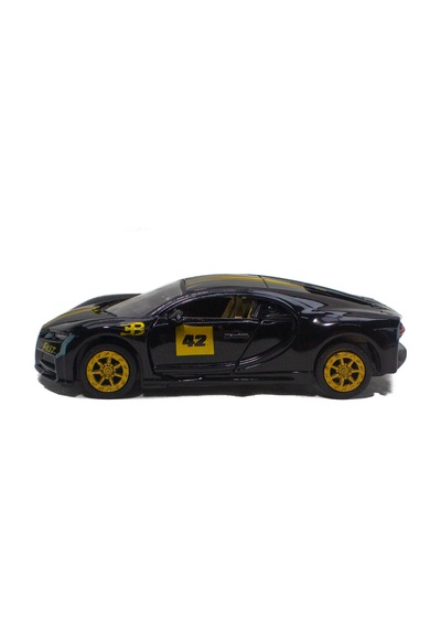 Oyuncak Araba Metal Bugatti Çek Bırak 12 Cm Siyah