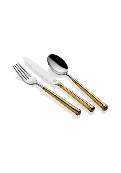 Sola Swiss Royal Gold 84 Parça Çatal Kaşık Bıçak Seti Altın