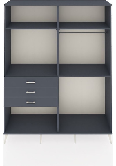 Hyperion Gardrop 4 Raflı 3 Çekmeceli 2 Askılı 176x44x221 Antrasit-antrasit Antrasit Hyperion Gardrop 4 Raflı 3 Çekmeceli 2 Askılı 176x44x221 Antrasit-antrasit Antrasit