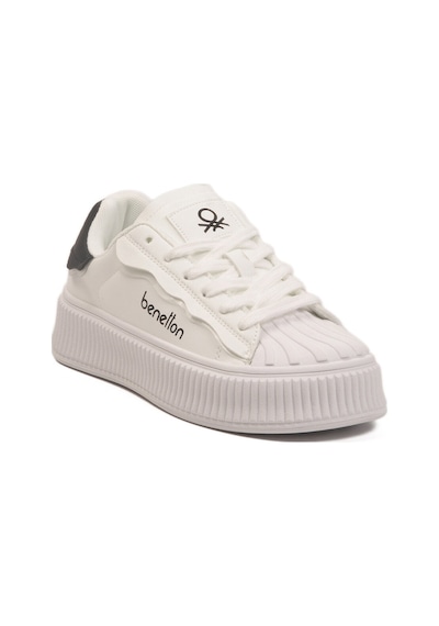 United Colors Of Benetton Beyaz Bağcıklı Unisex Spor Ayakkabı Bnı-12152 G